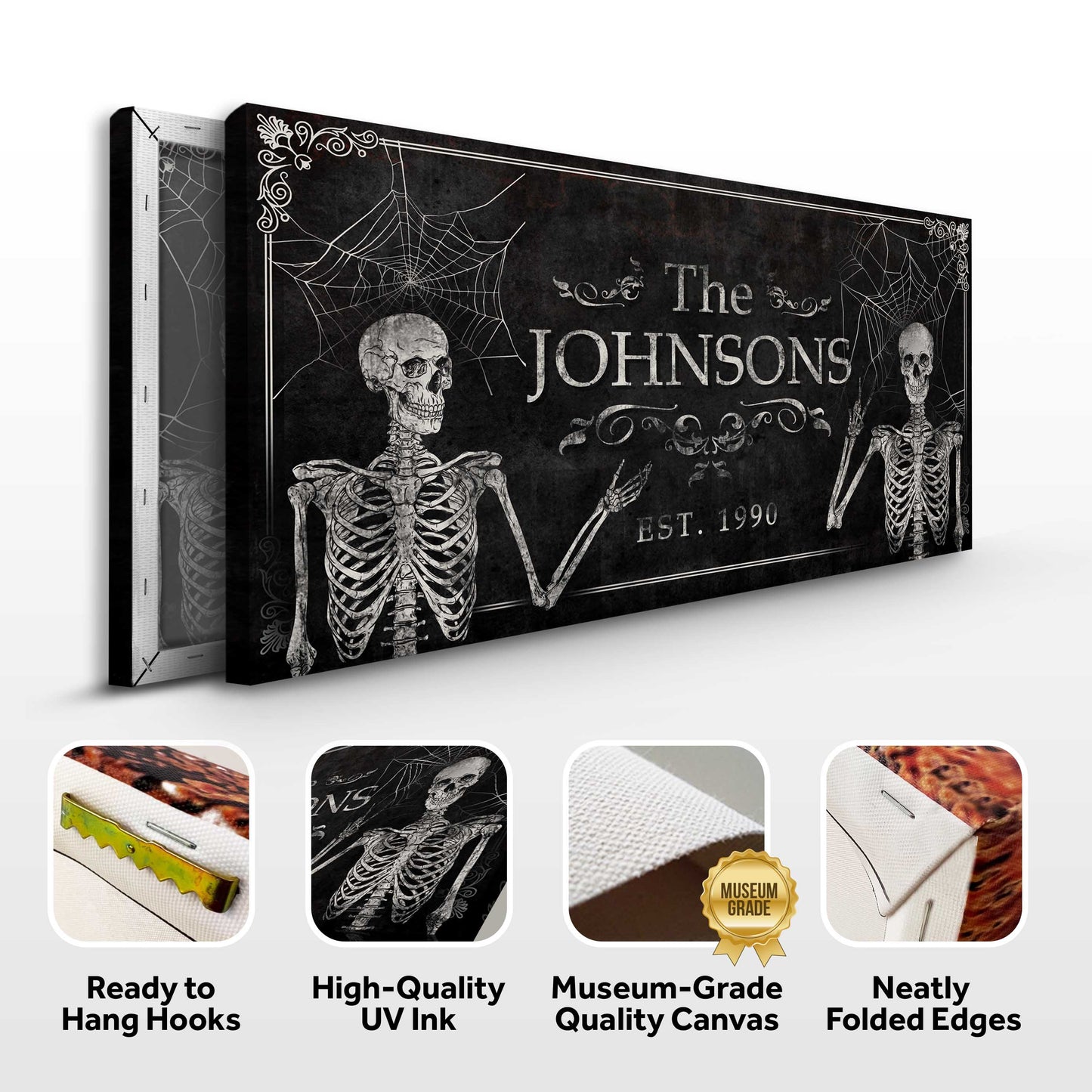 Gothic Family Sign - Tailored Canvases - Flyclothing LLC