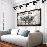 Live Free Ride Hard Sign - Tailored Canvases - Flyclothing LLC