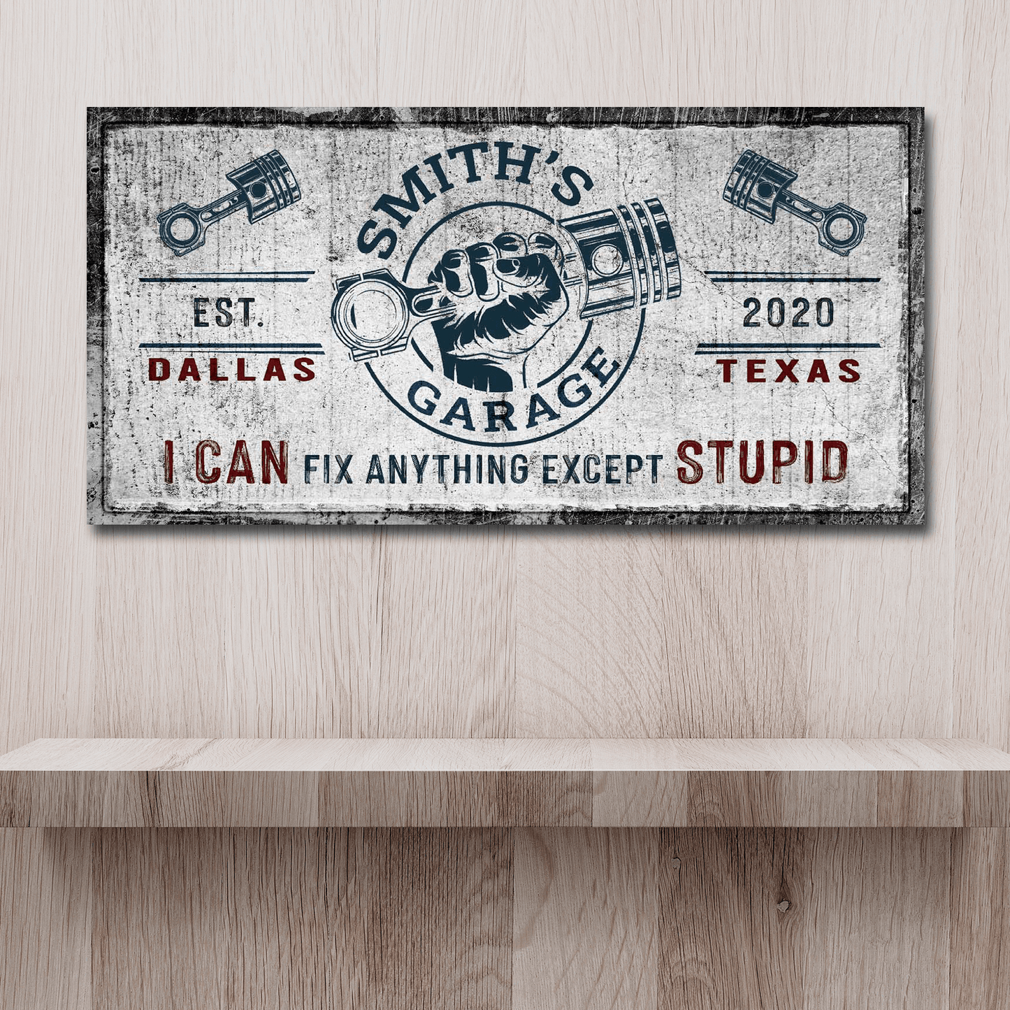 Family Garage Sign - Tailored Canvases - Flyclothing LLC