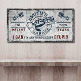 Family Garage Sign - Tailored Canvases - Flyclothing LLC
