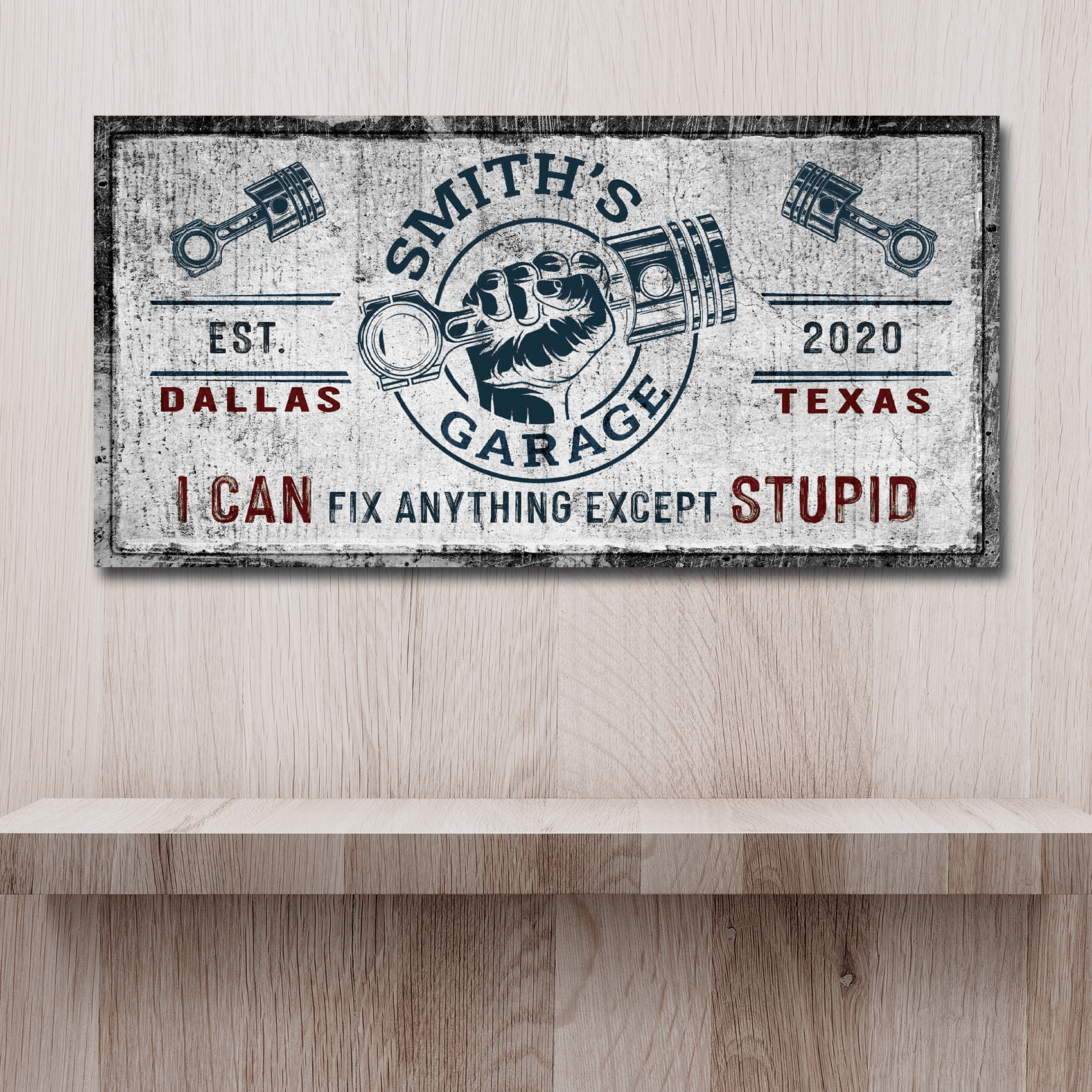 Family Garage Sign - Tailored Canvases - Flyclothing LLC