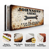 Garage Sign - Tailored Canvases - Flyclothing LLC