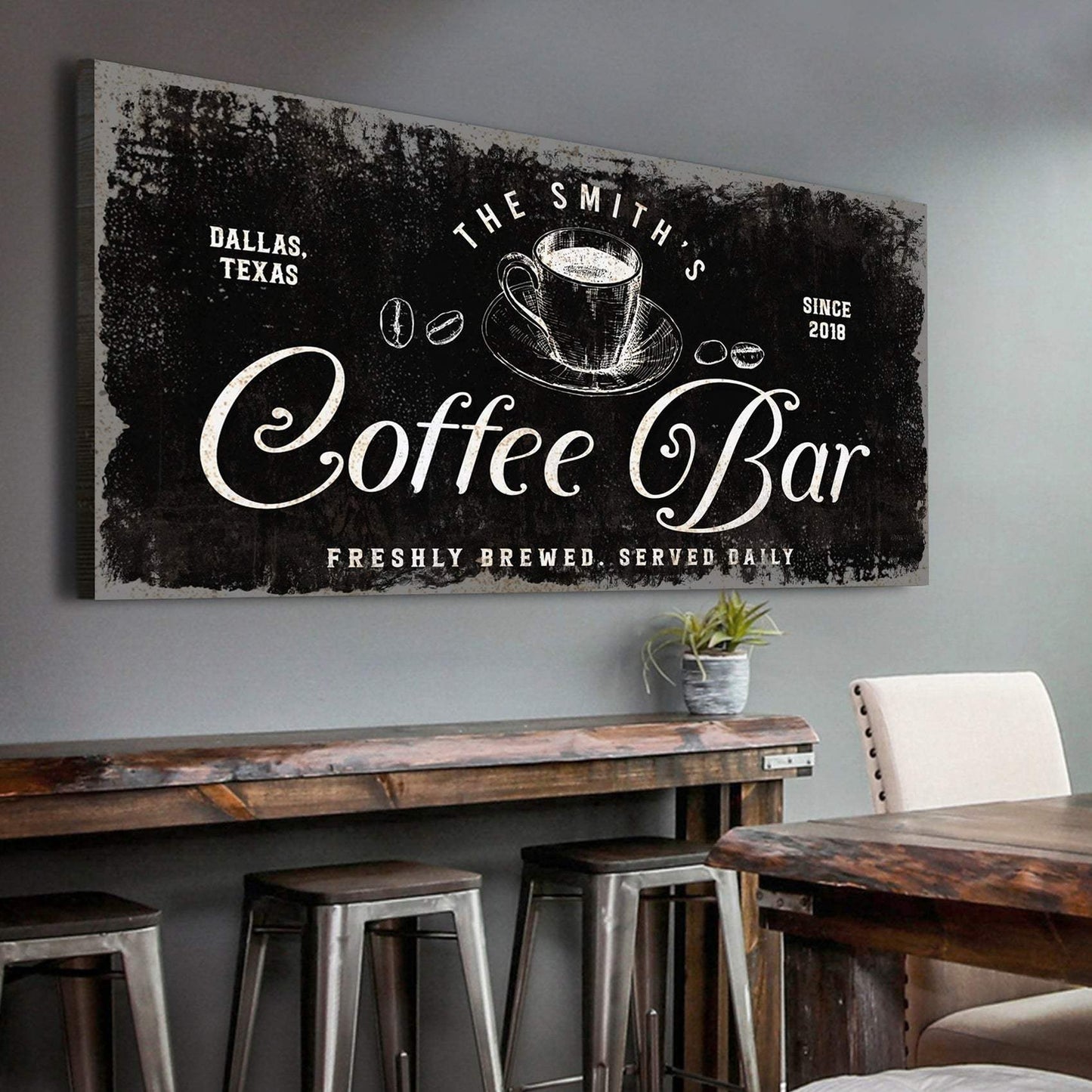 Coffee Bar Sign V - Tailored Canvases - Flyclothing LLC