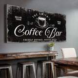 Coffee Bar Sign V - Tailored Canvases - Flyclothing LLC