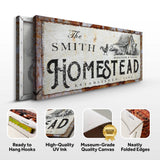 Homestead Sign - Tailored Canvases - Flyclothing LLC