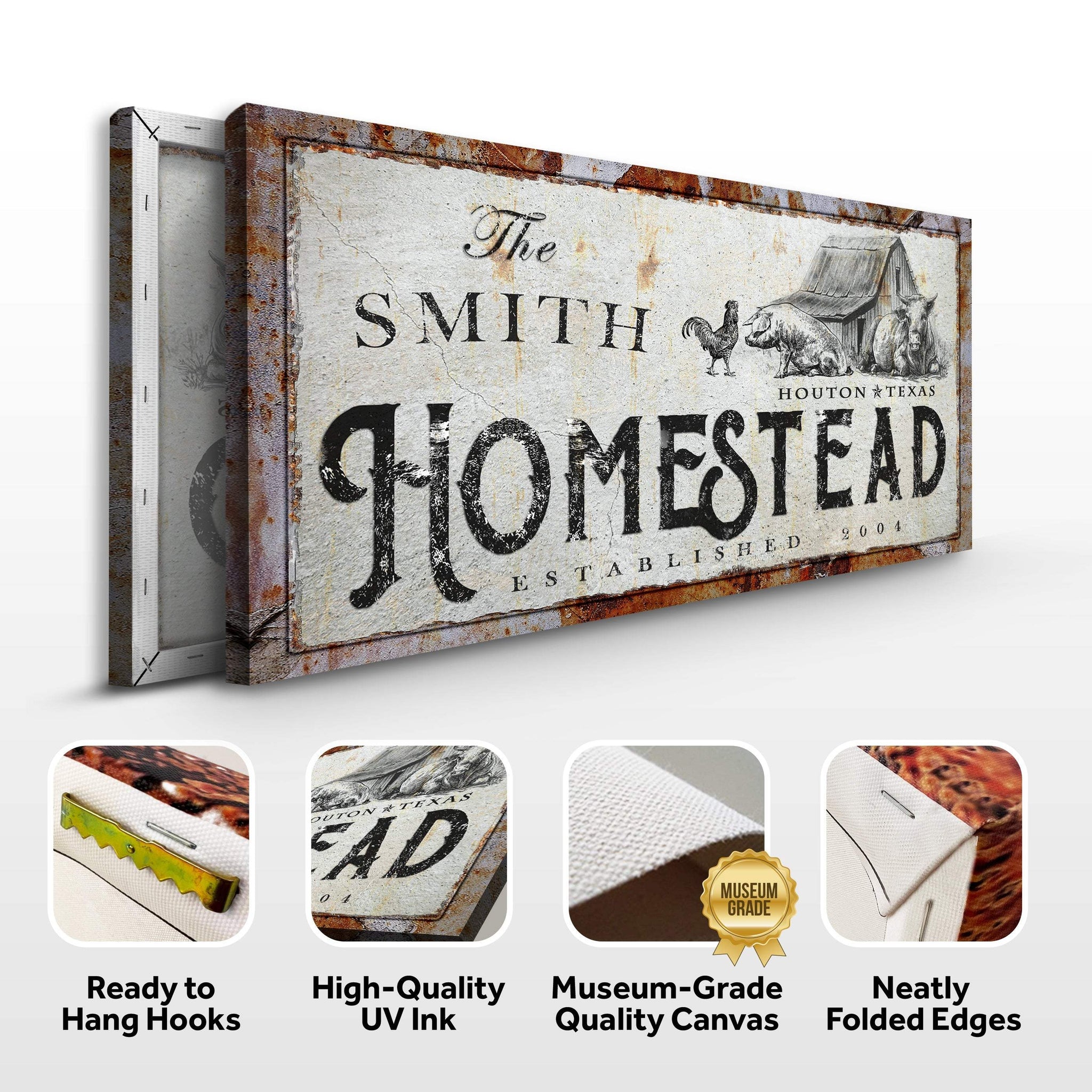 Homestead Sign - Tailored Canvases - Flyclothing LLC