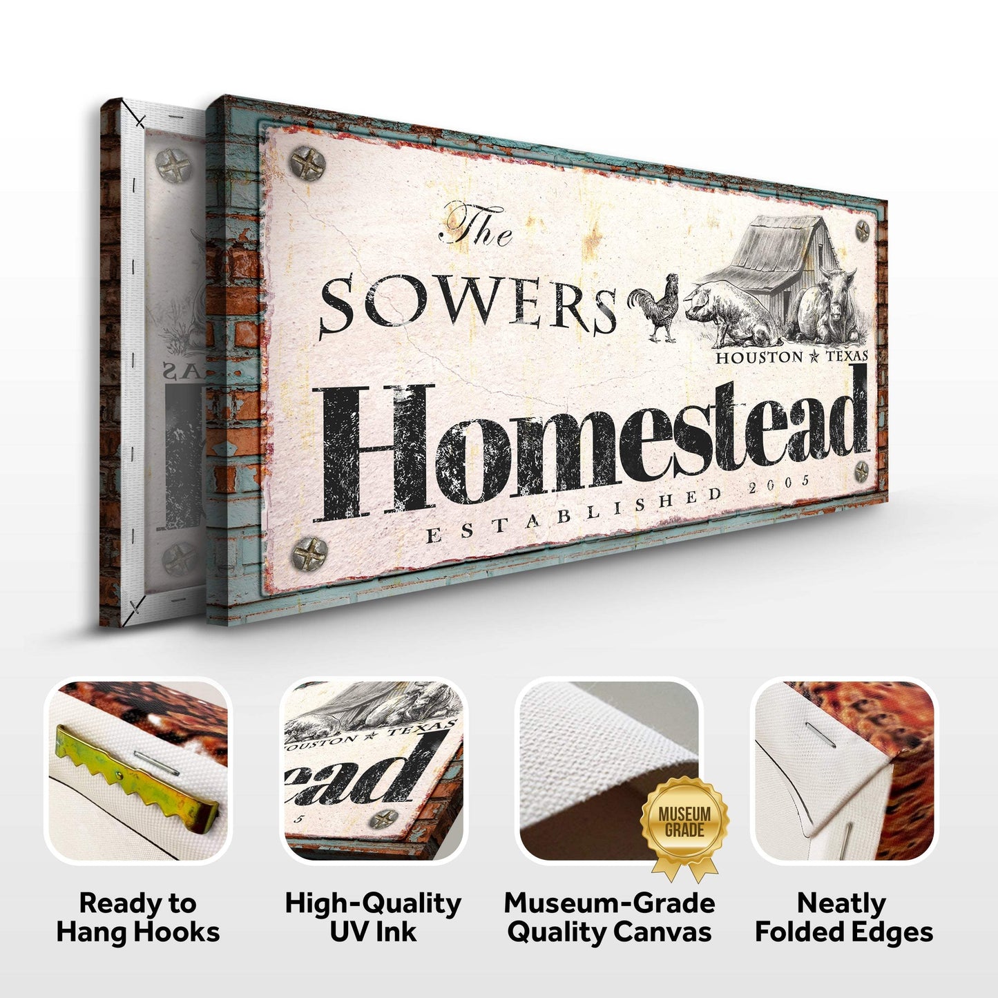 Homestead Sign III - Tailored Canvases - Flyclothing LLC
