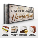 Homestead Sign IV - Tailored Canvases - Flyclothing LLC
