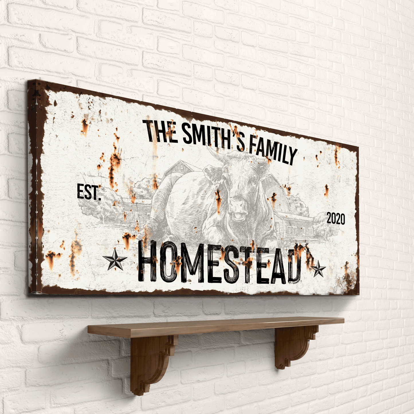 Rustic Homestead Sign - Tailored Canvases - Flyclothing LLC