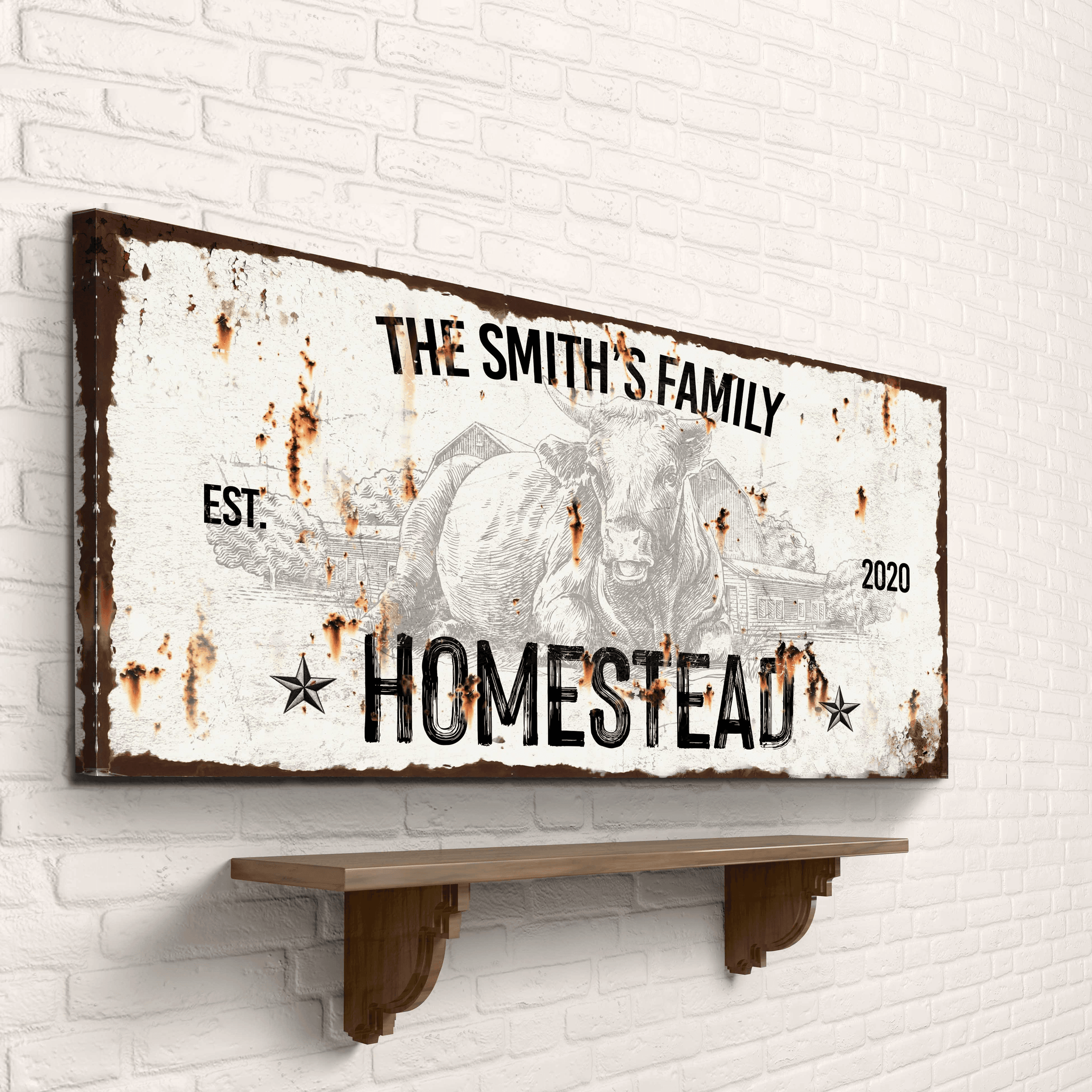Rustic Homestead Sign - Tailored Canvases - Flyclothing LLC