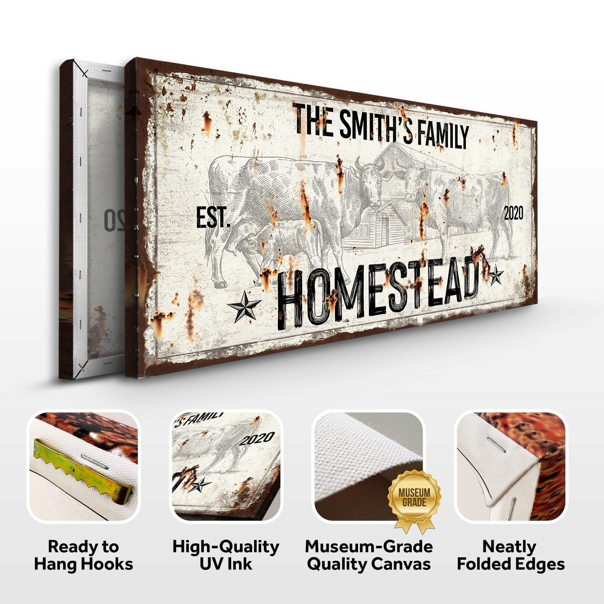 Rustic Homestead Sign - Tailored Canvases - Flyclothing LLC