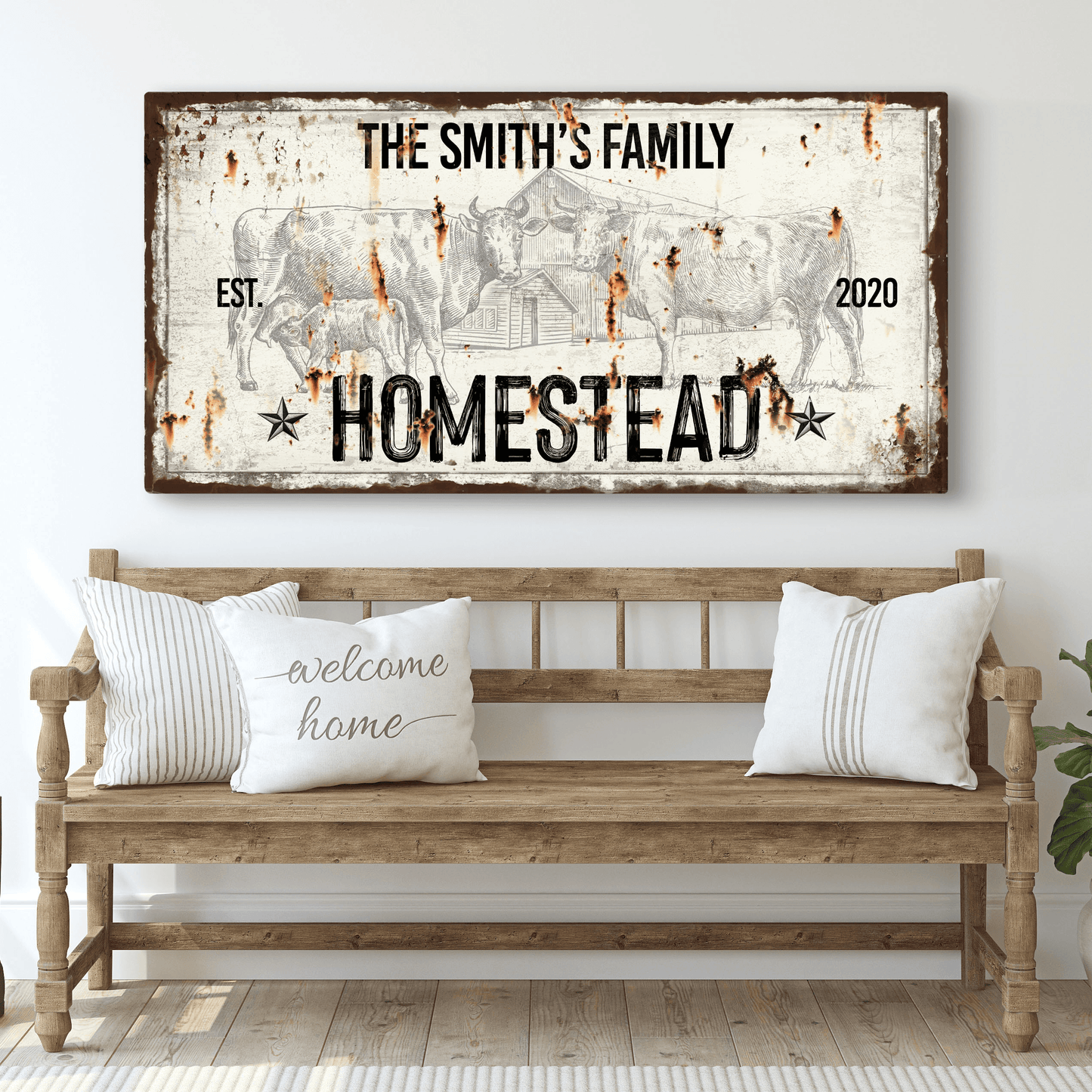 Rustic Homestead Sign - Tailored Canvases - Flyclothing LLC