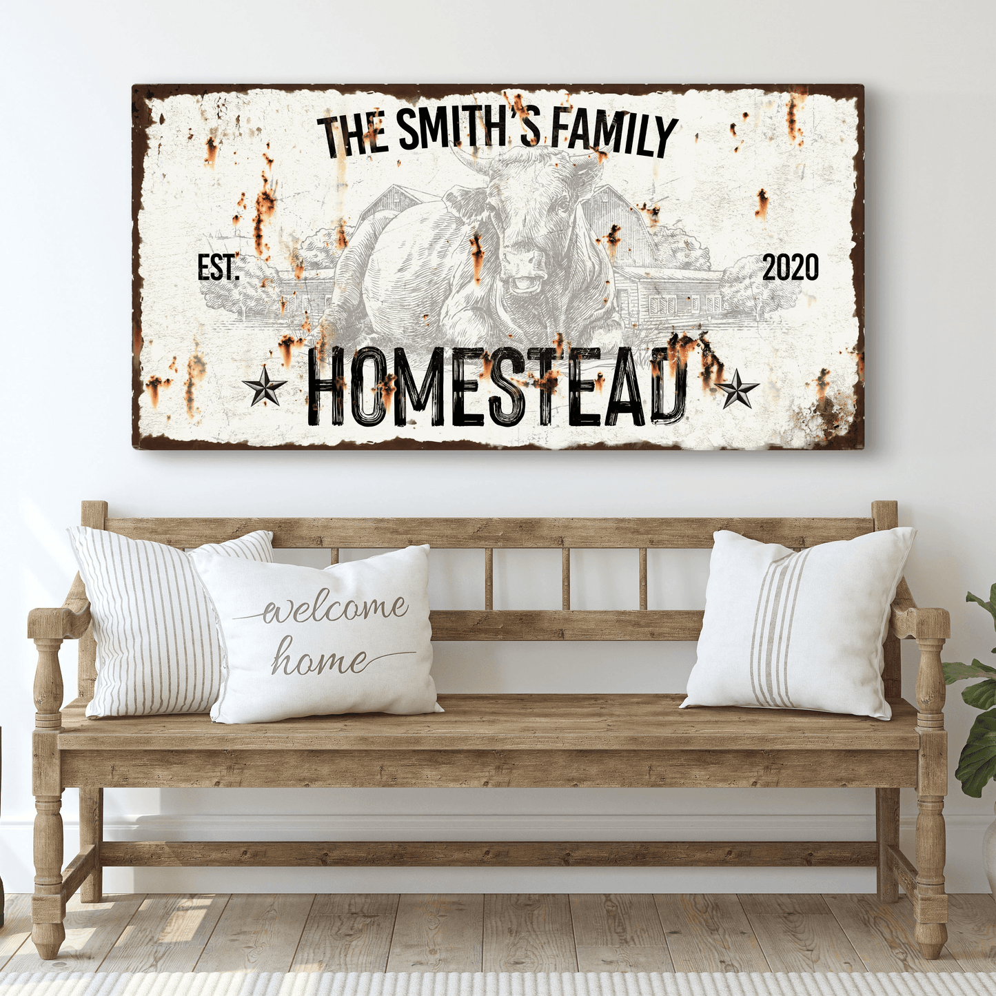 Rustic Homestead Sign - Tailored Canvases - Flyclothing LLC