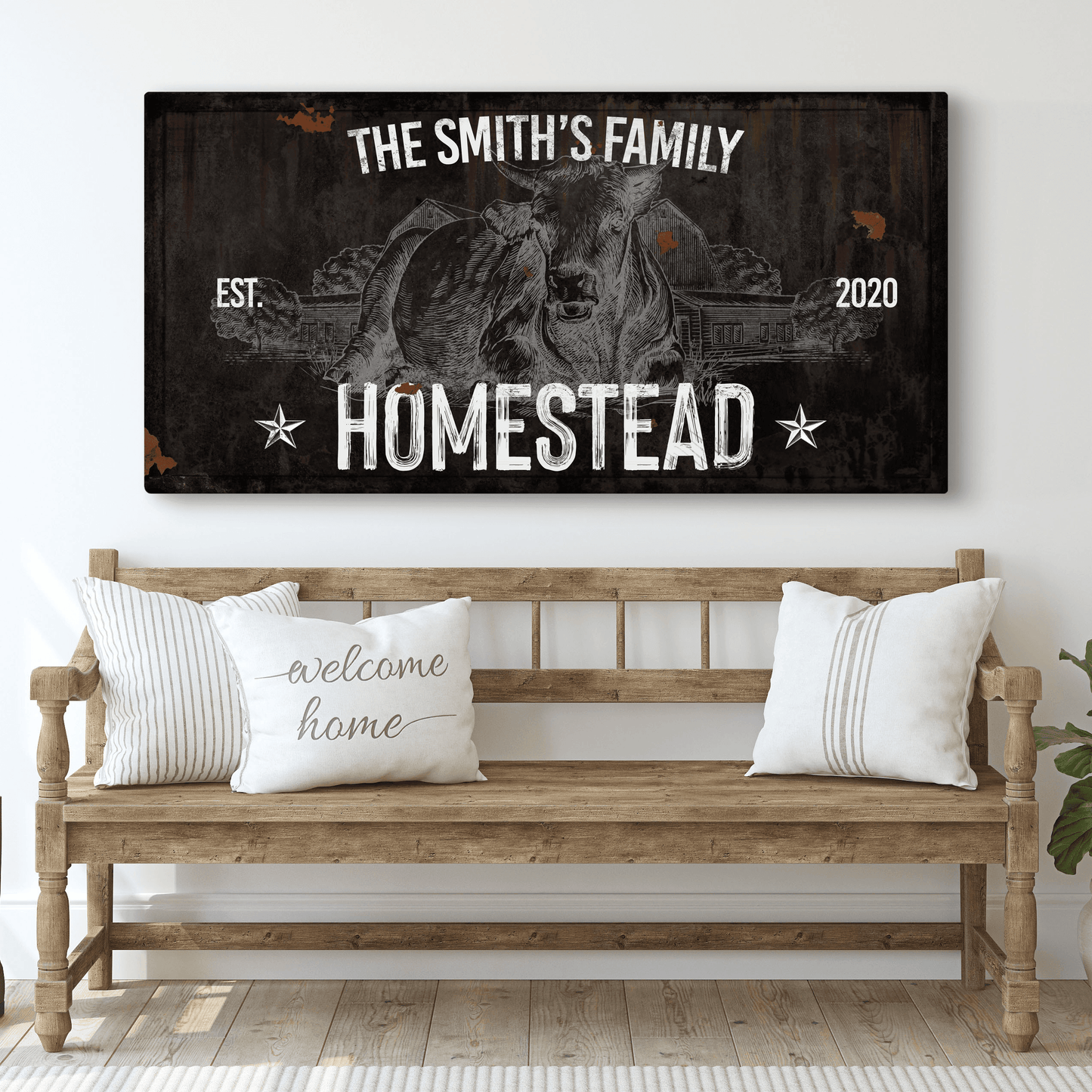 Rustic Homestead Sign - Tailored Canvases - Flyclothing LLC