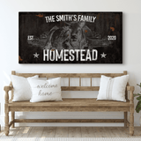 Rustic Homestead Sign - Tailored Canvases - Flyclothing LLC