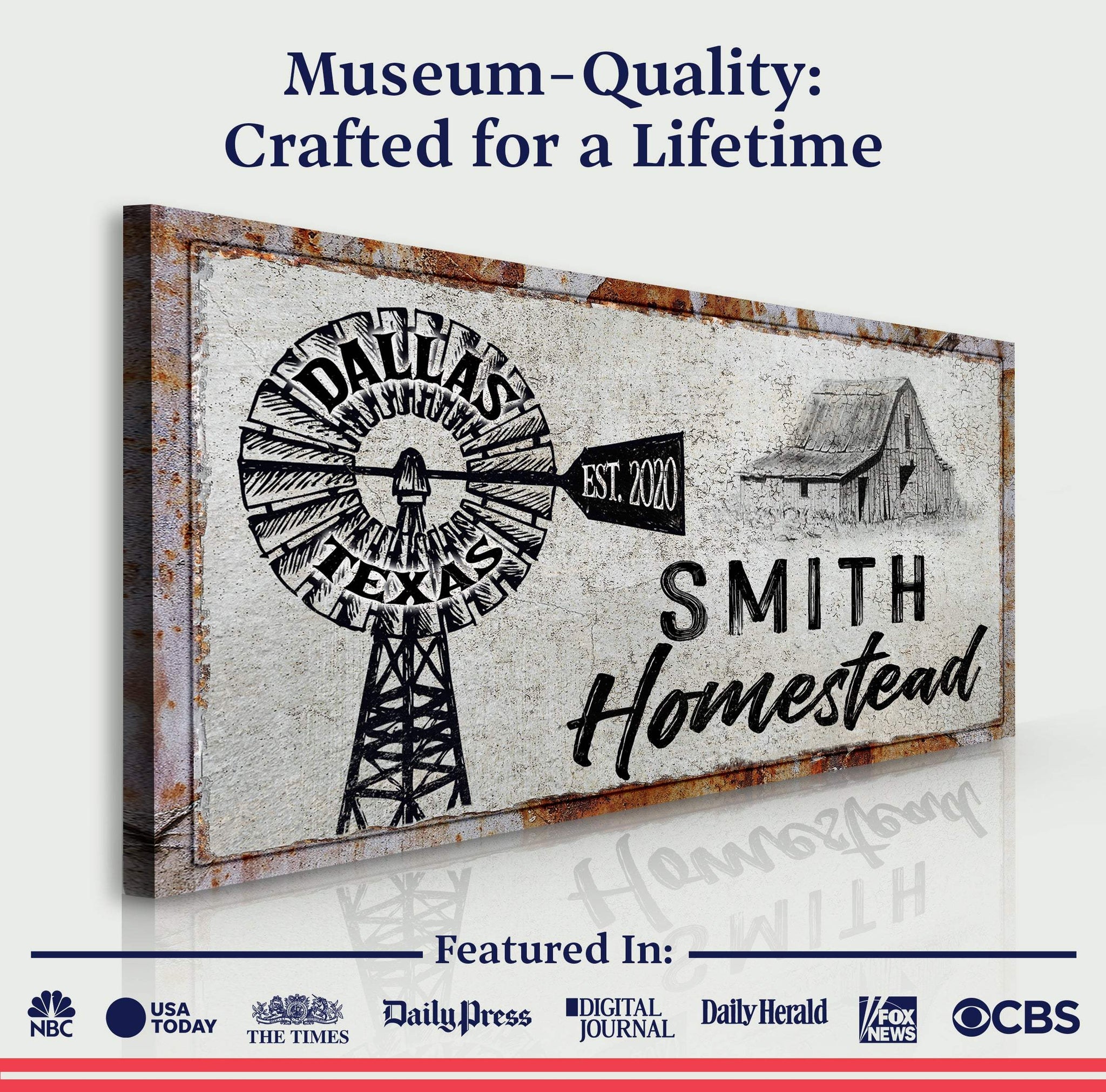 Homestead Sign II - Tailored Canvases - Flyclothing LLC