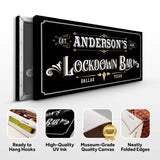 Lockdown Bar Sign - Tailored Canvases - Flyclothing LLC