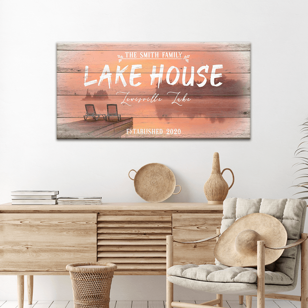 Vintage Lake House Sign - Tailored Canvases - Flyclothing LLC