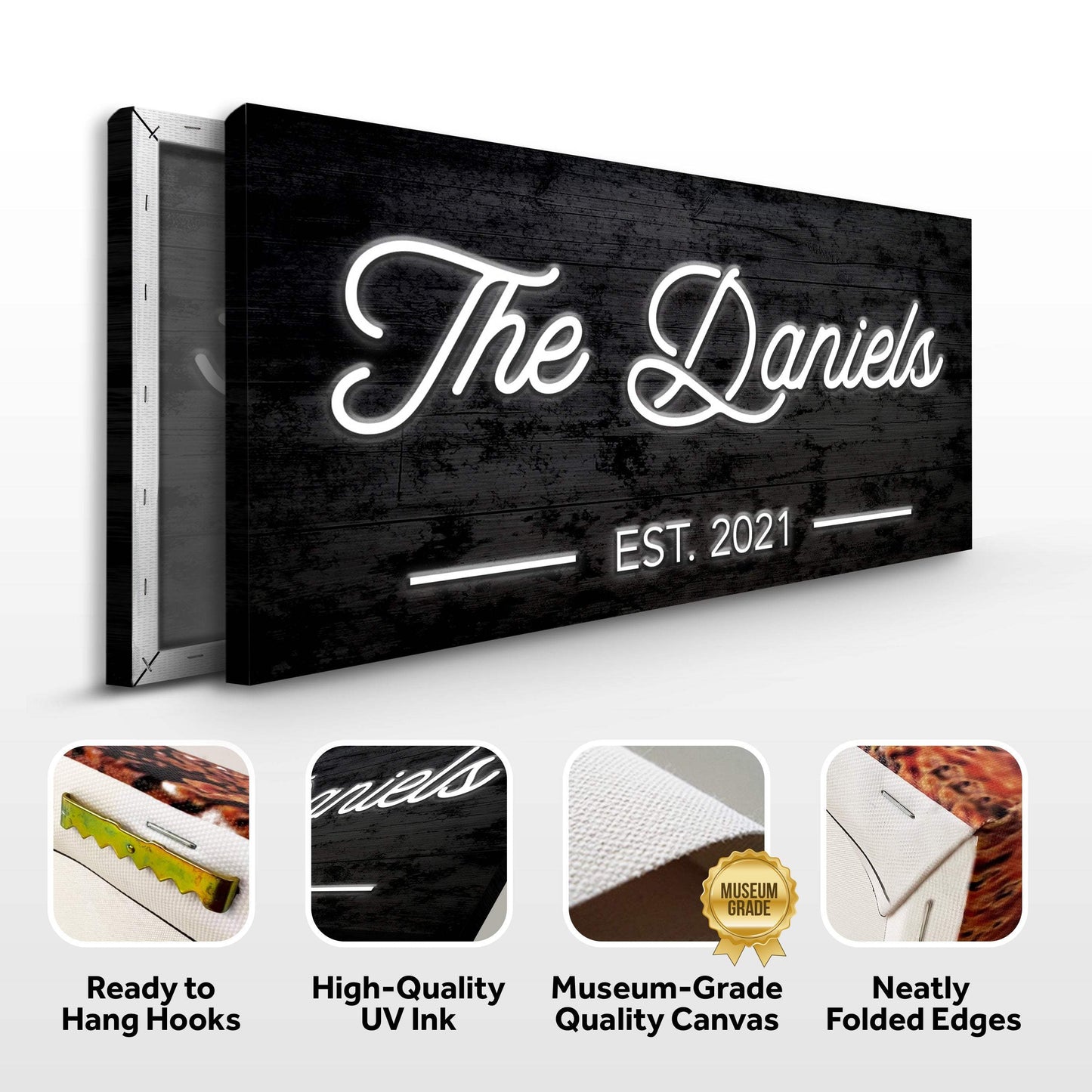 Family Name Sign V - Tailored Canvases - Flyclothing LLC