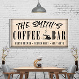 Coffee Bar Sign II - Tailored Canvases - Flyclothing LLC