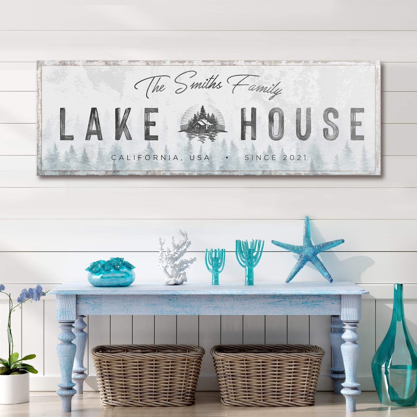 Family Lake House Sign II - Tailored Canvases - Flyclothing LLC