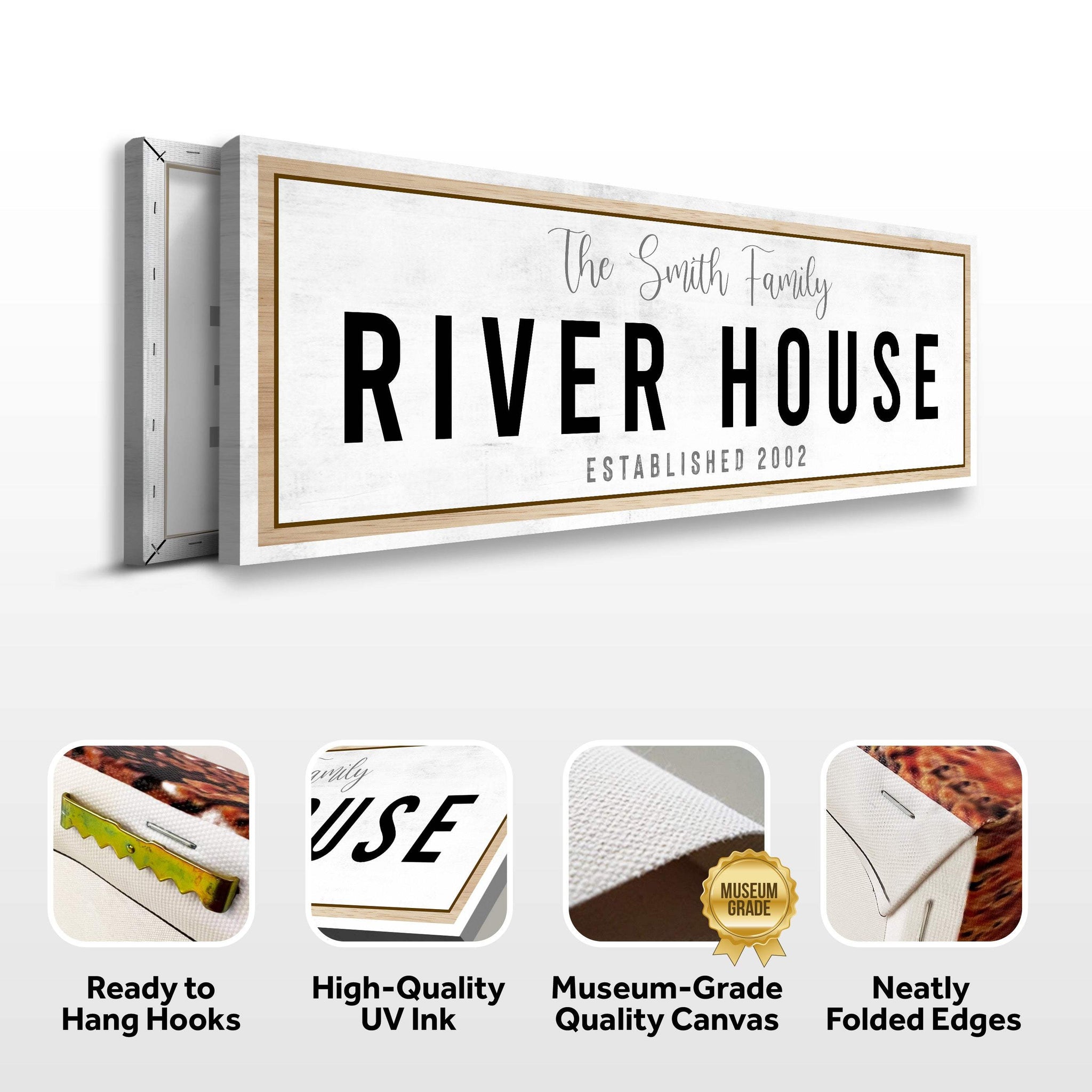 River House Sign - Tailored Canvases - Flyclothing LLC