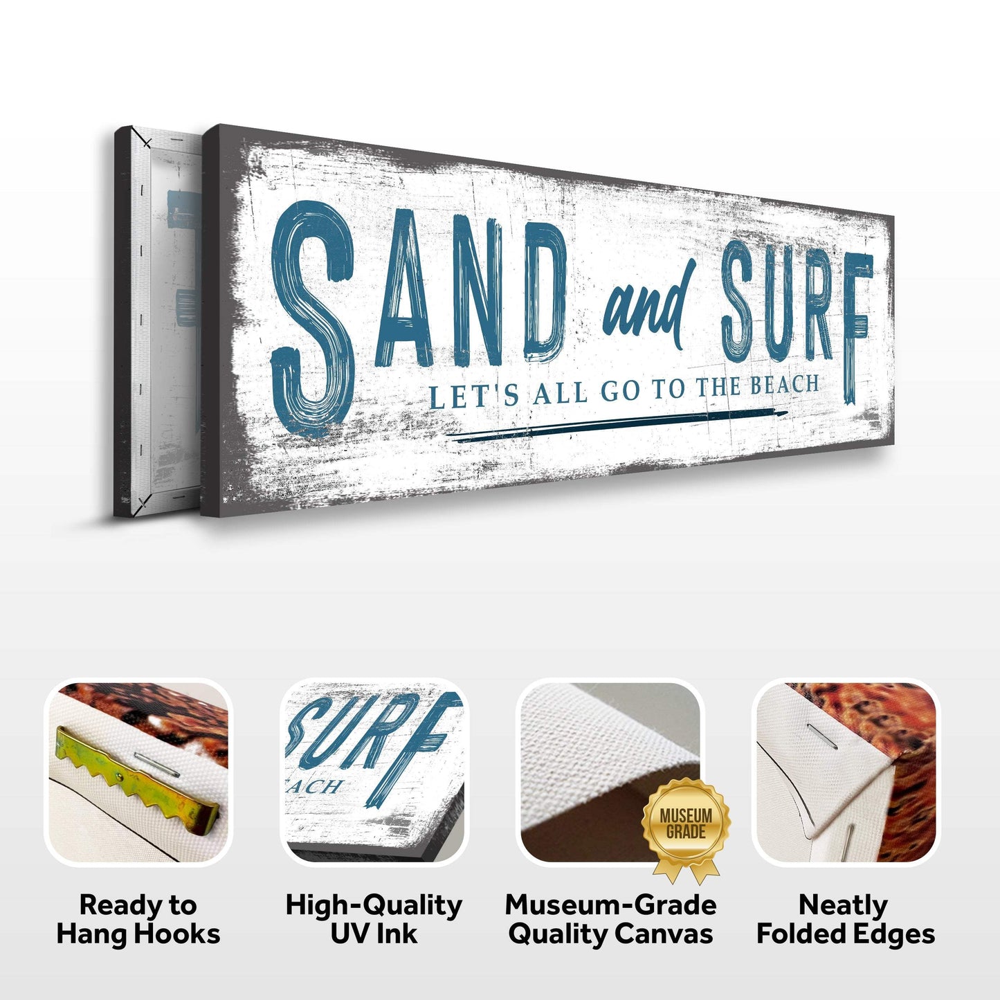 Sand And Surf Sign (Free Shipping) - Tailored Canvases - Flyclothing LLC