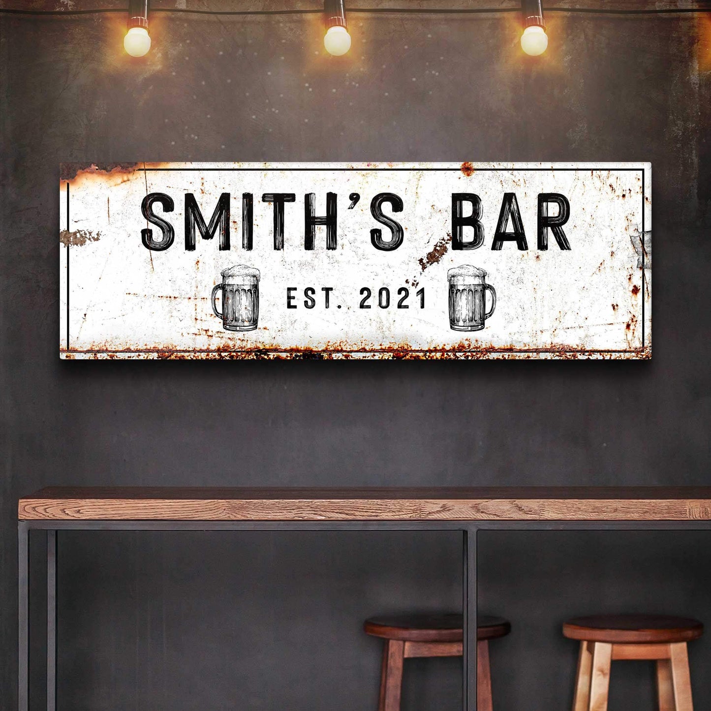 Family Bar Rustic Sign - Tailored Canvases - Flyclothing LLC