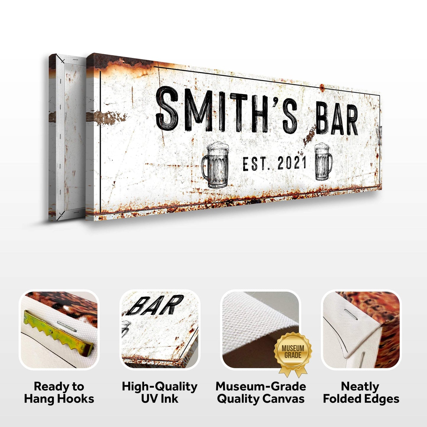 Family Bar Rustic Sign - Tailored Canvases - Flyclothing LLC