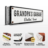 Grandpa's Garage Sign - Tailored Canvases - Flyclothing LLC