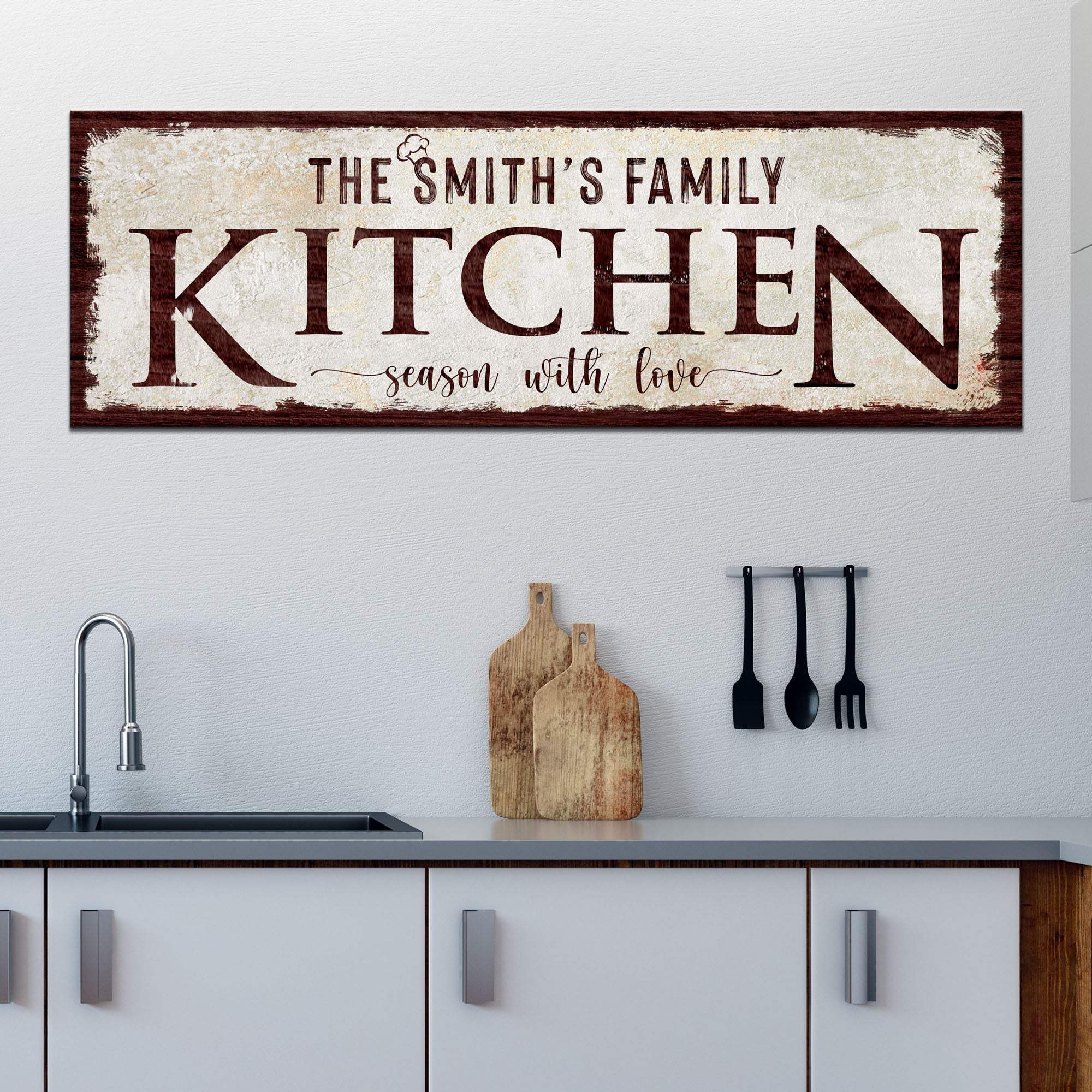 Family Kitchen Sign IV - Tailored Canvases - Flyclothing LLC