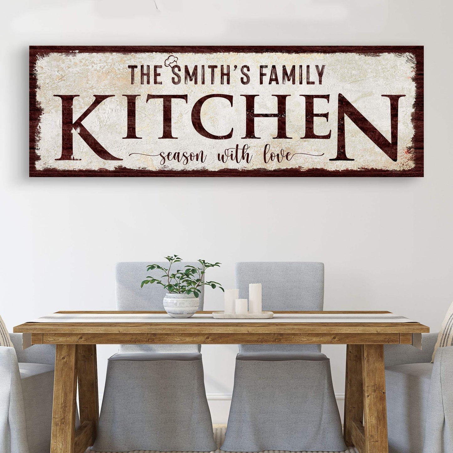 Family Kitchen Sign IV - Tailored Canvases - Flyclothing LLC