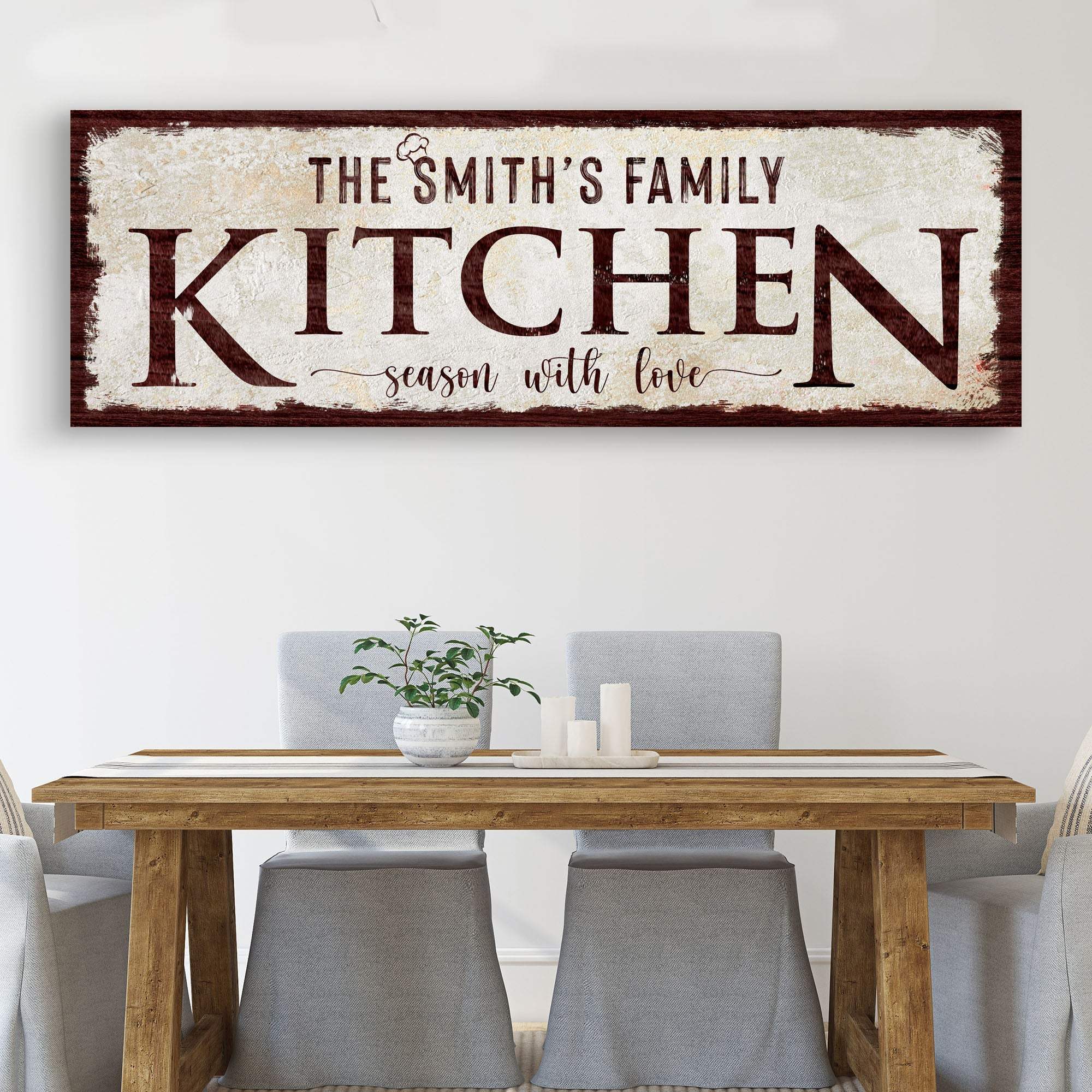 Family Kitchen Sign IV - Tailored Canvases - Flyclothing LLC