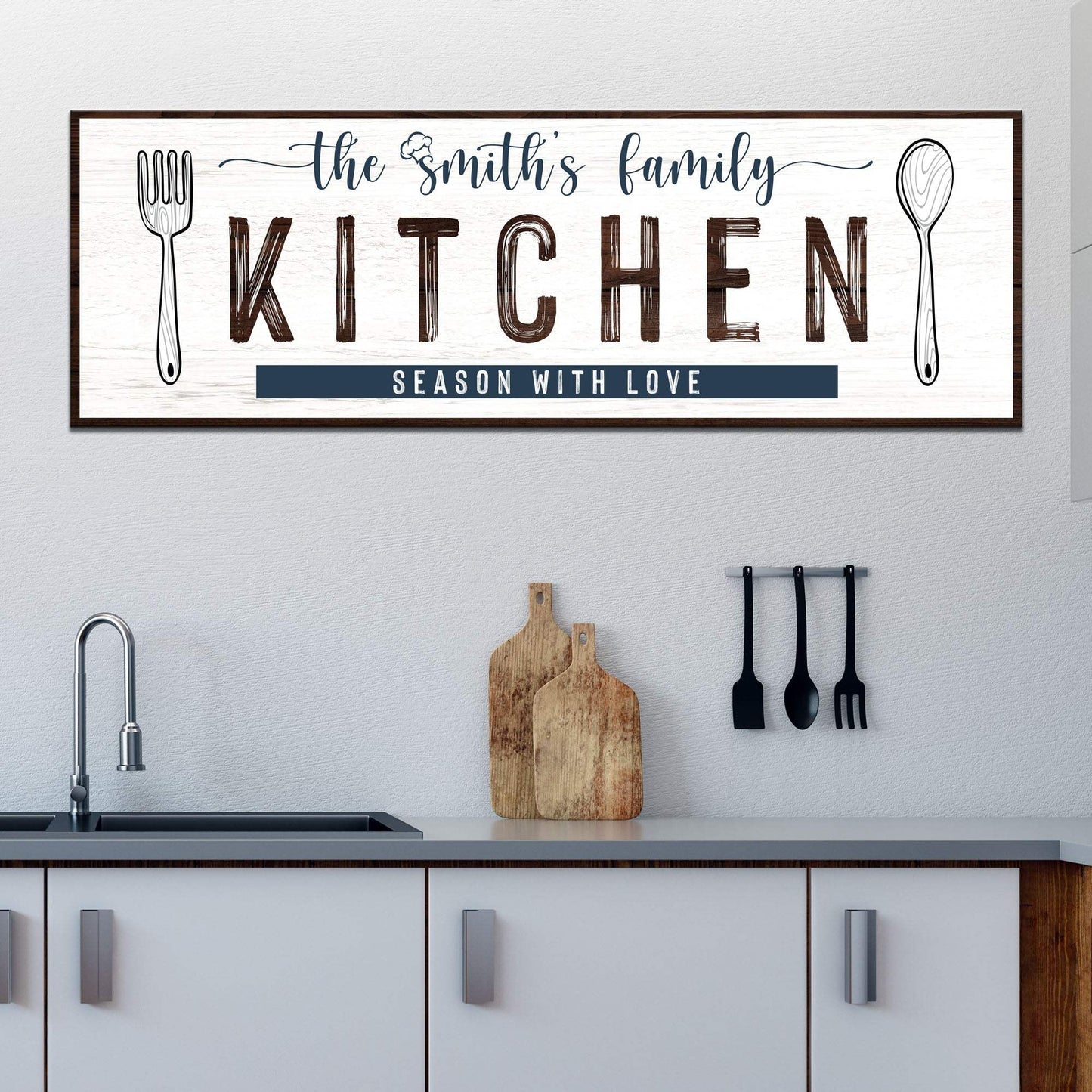 Family Kitchen Sign IV - Tailored Canvases - Flyclothing LLC