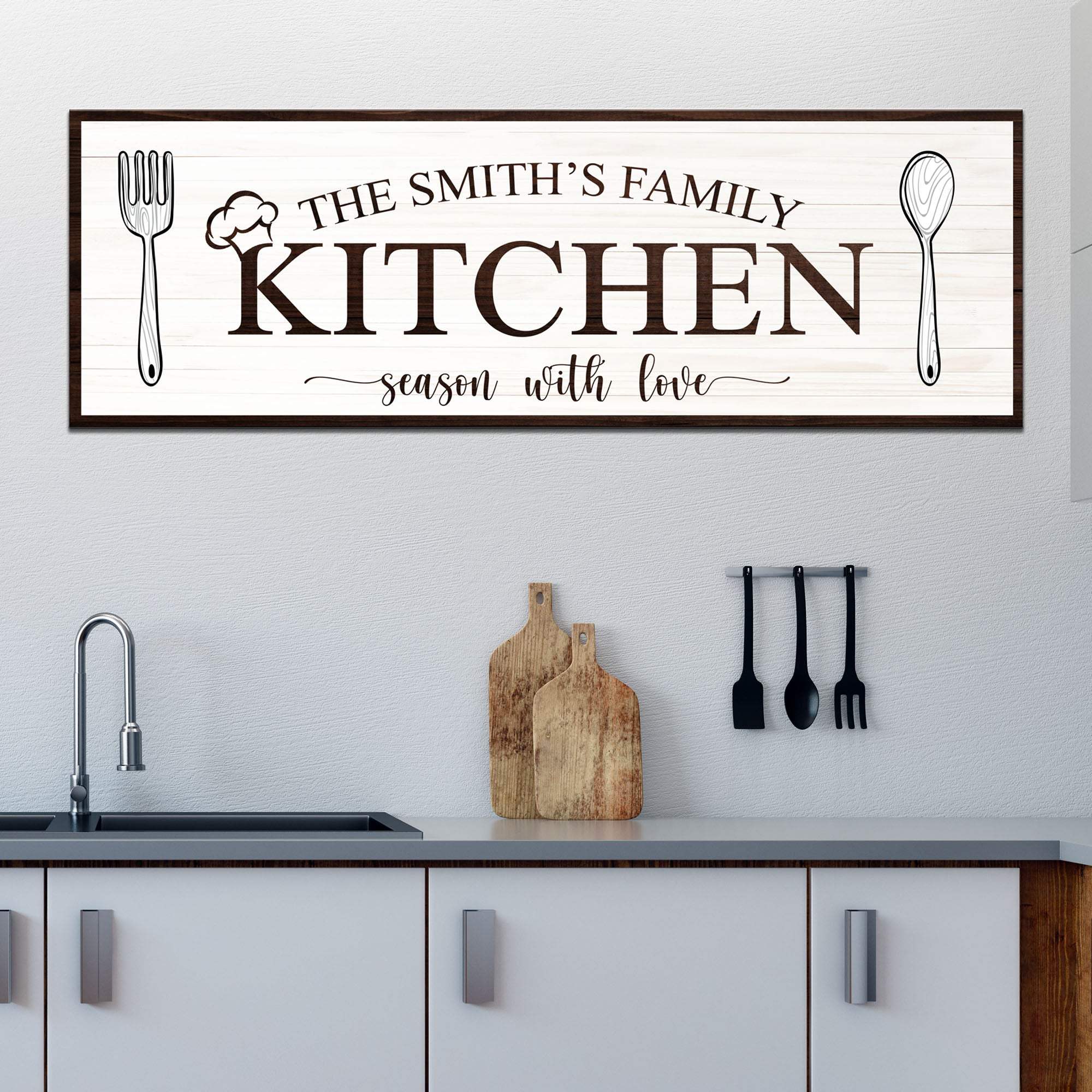 Family Kitchen Sign IV - Tailored Canvases - Flyclothing LLC