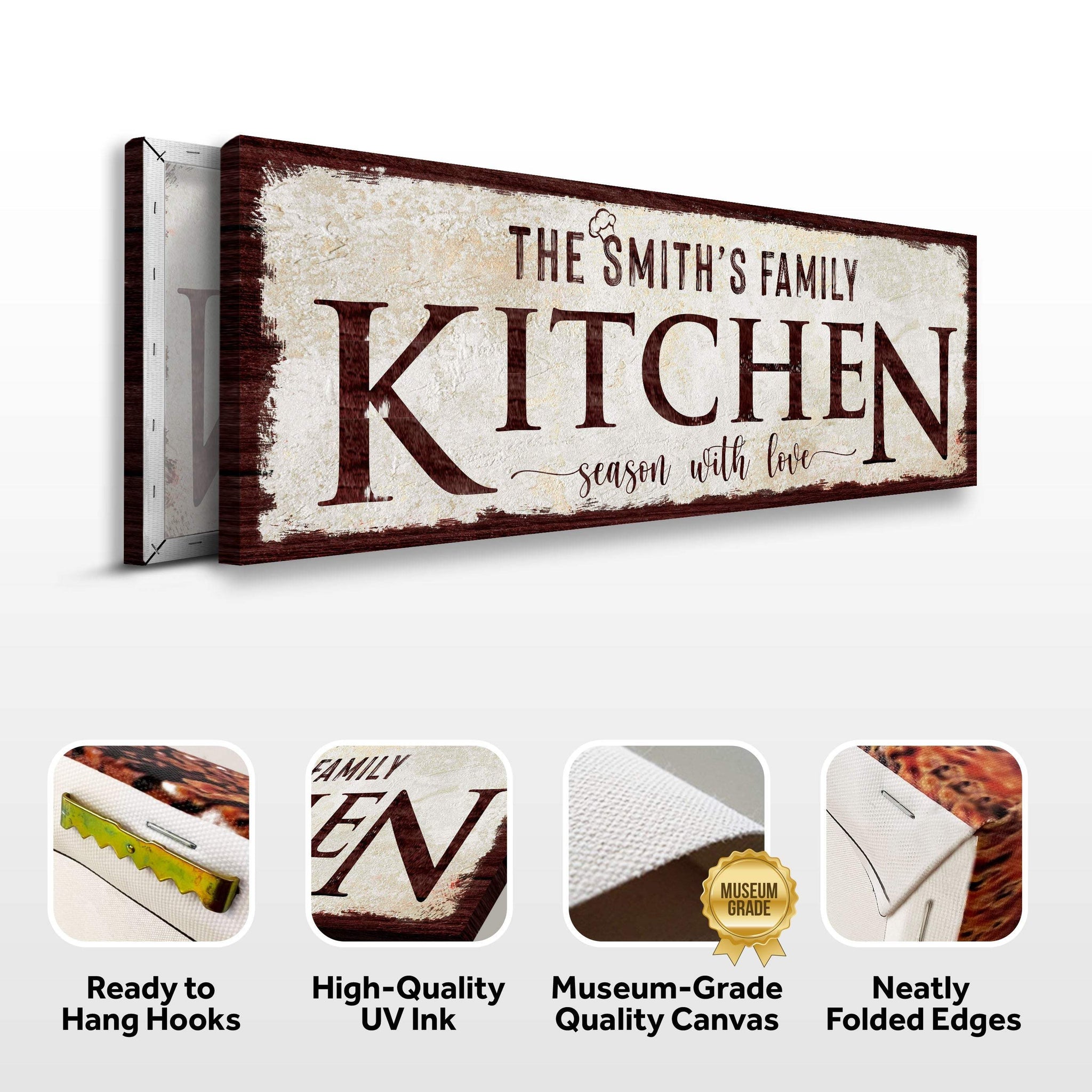 Family Kitchen Sign IV - Tailored Canvases - Flyclothing LLC