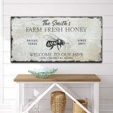 Family Farm Fresh Honey Sign - Tailored Canvases - Flyclothing LLC