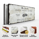 Family Farm Fresh Honey Sign - Tailored Canvases - Flyclothing LLC