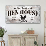 Family Hen House Sign - Tailored Canvases - Flyclothing LLC