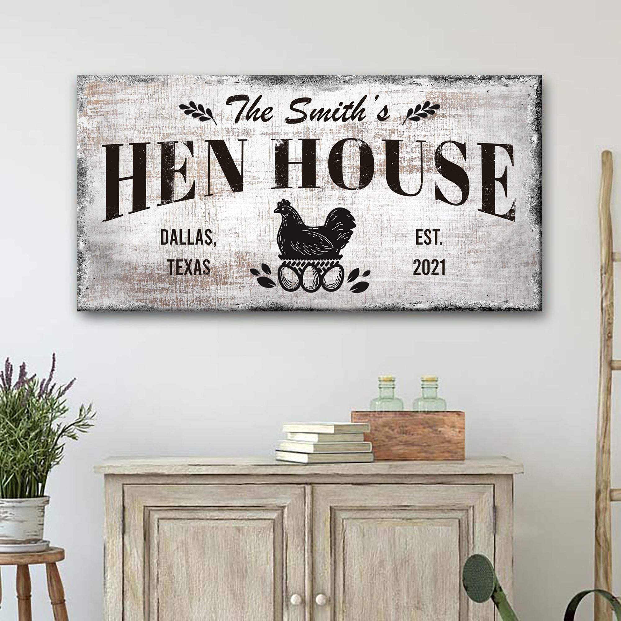Family Hen House Sign - Tailored Canvases - Flyclothing LLC