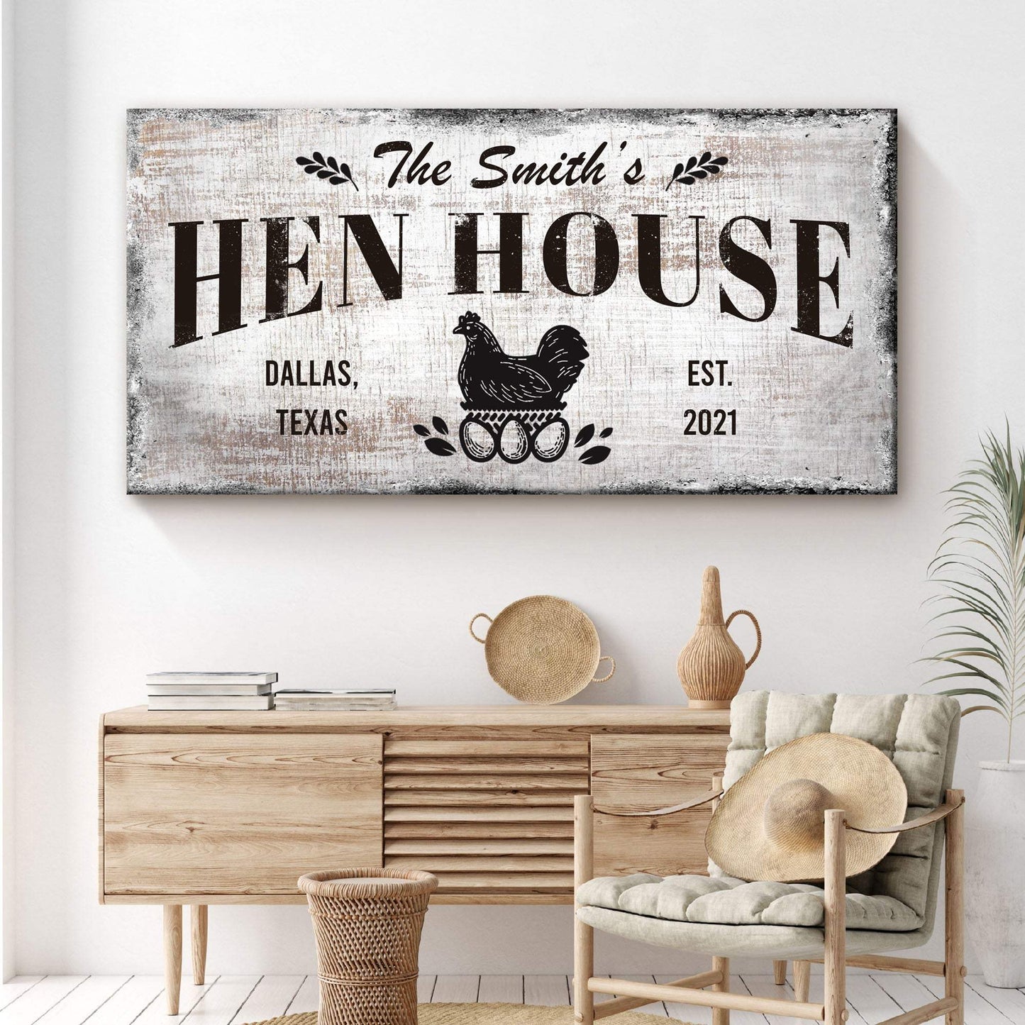 Family Hen House Sign - Tailored Canvases - Flyclothing LLC