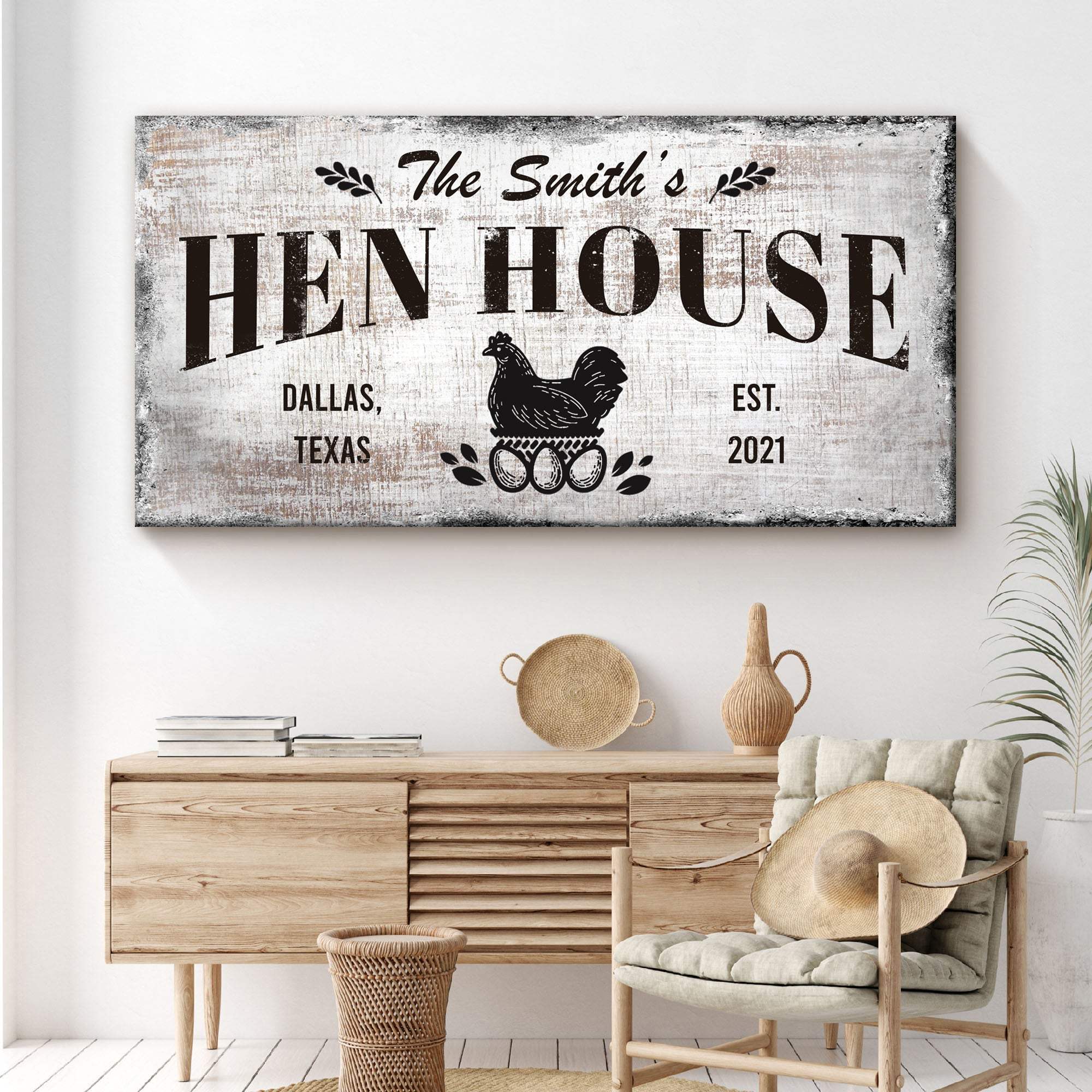 Family Hen House Sign - Tailored Canvases - Flyclothing LLC