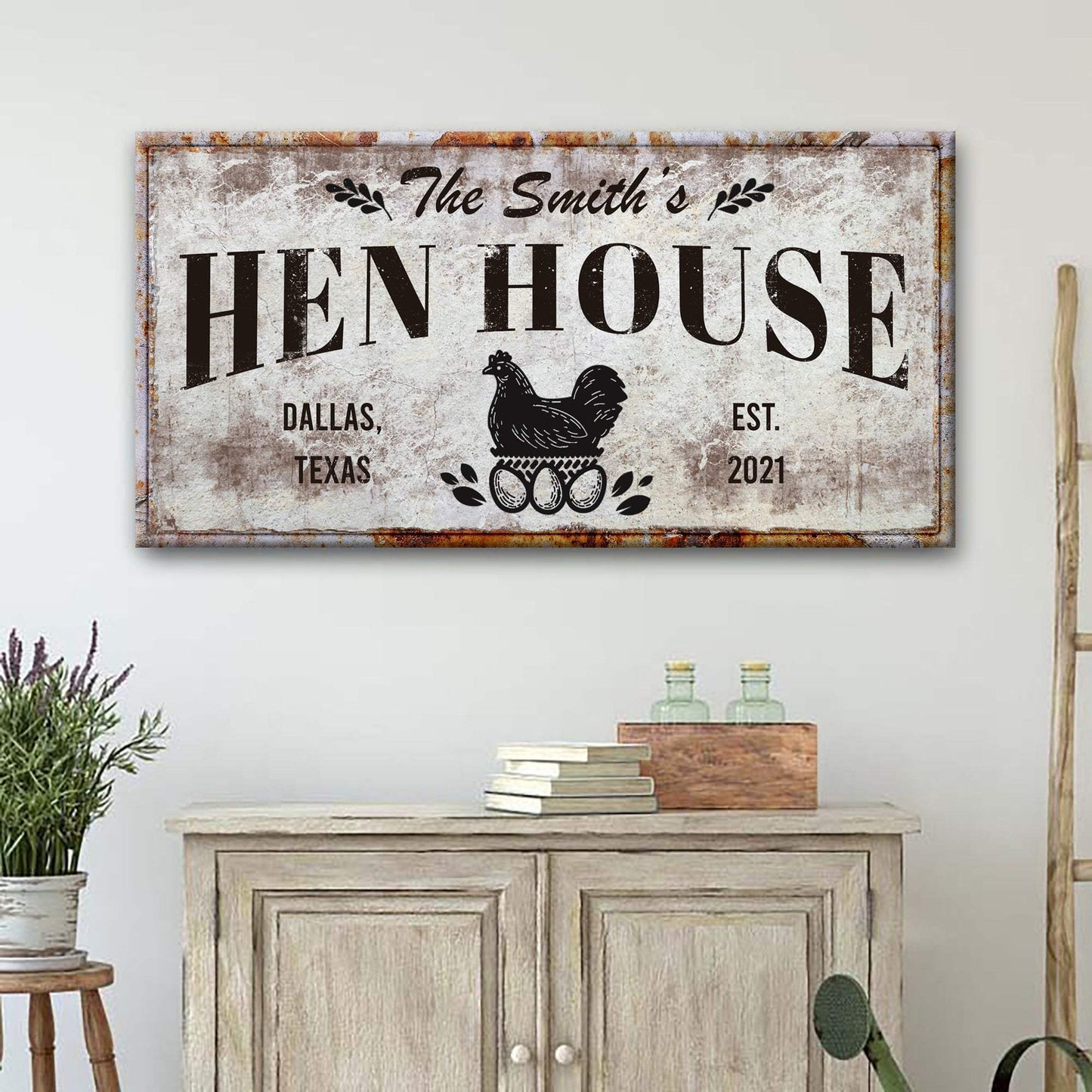 Family Hen House Sign - Tailored Canvases - Flyclothing LLC
