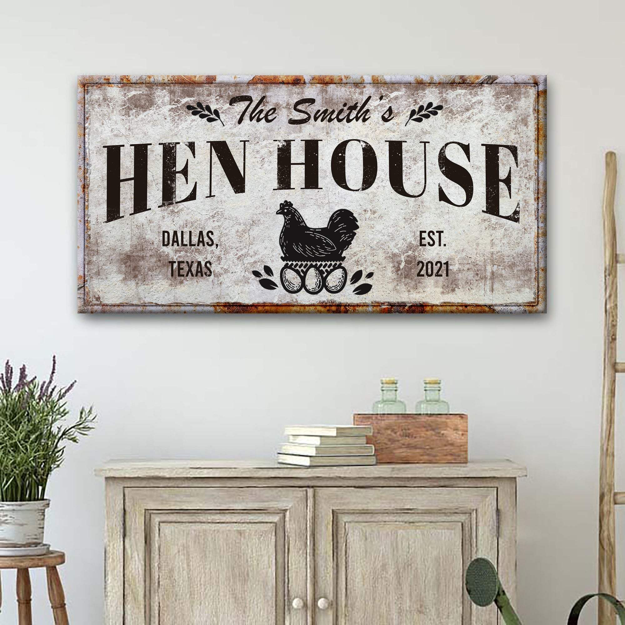 Family Hen House Sign - Tailored Canvases - Flyclothing LLC