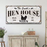 Family Hen House Sign - Tailored Canvases - Flyclothing LLC