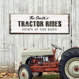 Tractor Rides Sign - Tailored Canvases - Flyclothing LLC