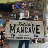 Good Times Man Cave Sign - LP1 - Tailored Canvases - Flyclothing LLC