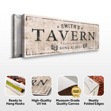 Family Tavern Sign - Tailored Canvases - Flyclothing LLC