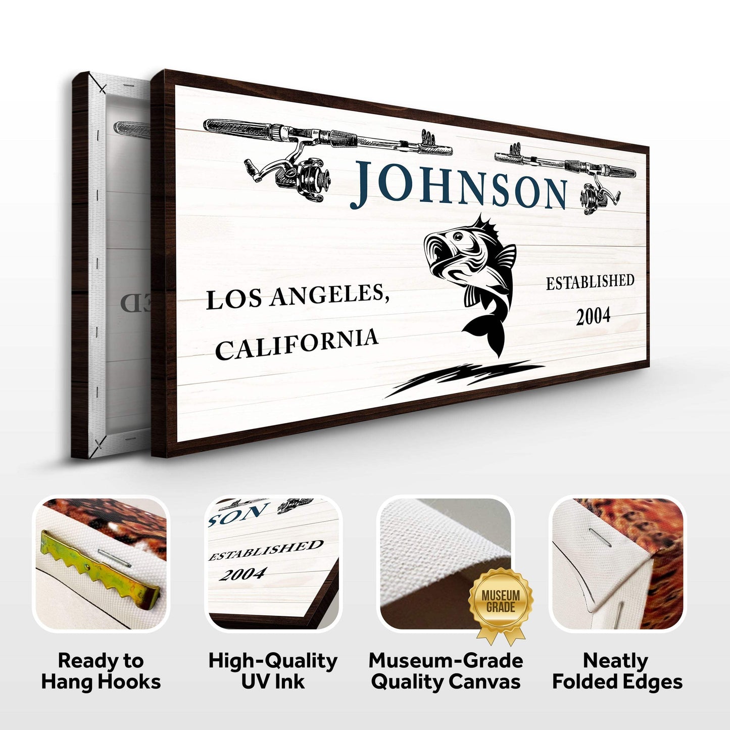 Catching Fish Sign - Tailored Canvases - Flyclothing LLC