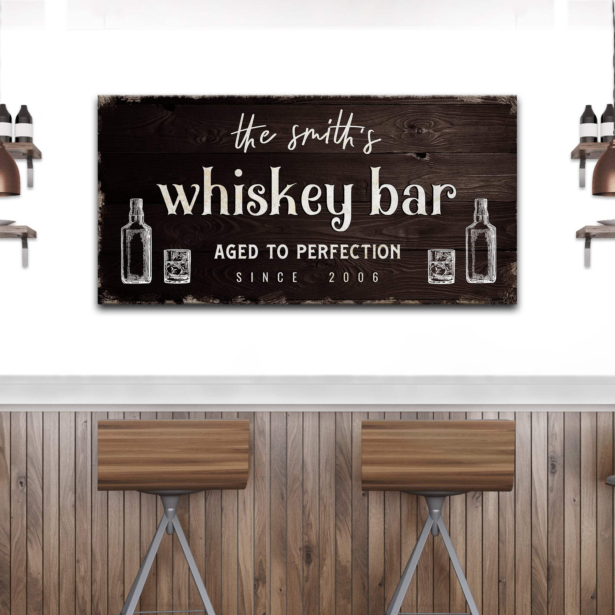 Custom Bar Signs for Home Bar: Perfect Man Cave Wall Decor and Perfect Unique Gift For Husband - Tailored Canvases - Flyclothing LLC